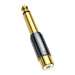 Ugreen 6.35mm jack adapter (male) to RCA (female) gold (AV169 80731) - Audio adapters<<<HurtelXML