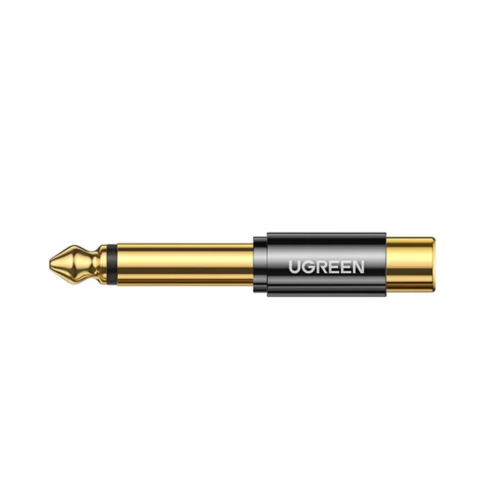 Ugreen 6.35mm jack adapter (male) to RCA (female) gold (AV169 80731) - Audio adapters<<<HurtelXML
