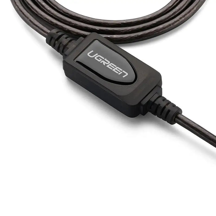 Ugreen active cable USB 2.0 extension cable 480 Mbps 5 m black (US121 10319) - Cell phone cables<<<HurtelXML