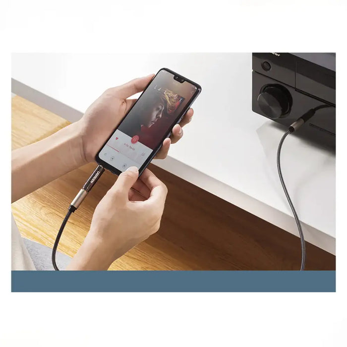 Ugreen adapter 3.5mm audio adapter (male) to 6.35mm mini jack (female) gray (AV168) - Audio adapters<<<HurtelXML