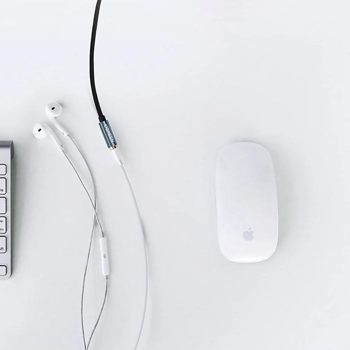 Ugreen adapter cable extension AUX mini jack 3.5 mm 2m blue (AV118) - Audio cables<<<HurtelXML