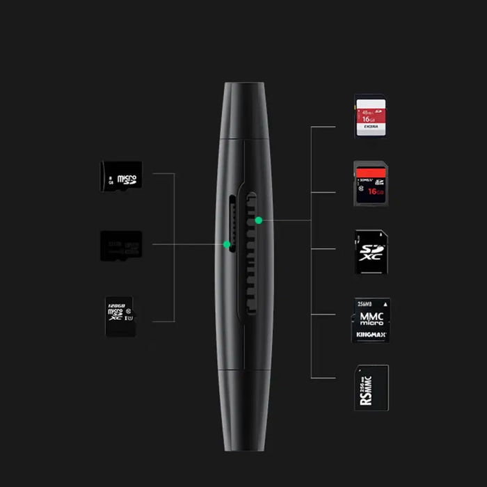 Ugreen adapter SD / micro SD card reader (USB-A / USB-C) black (CM304) - Flash card readers<<<HurtelXML