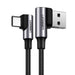 Ugreen angled USB - USB Type C Quick Charge 3.0 QC3.0 3 A 2 m gray (US176 20857) - Cell phone cables<<<HurtelXML