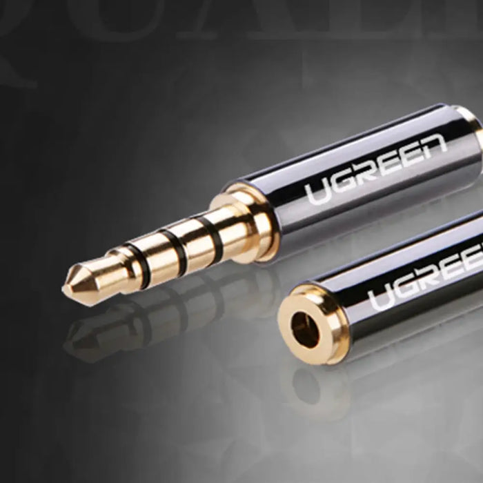 Ugreen audio adapter jack 3.5mm male to jack 2.5mm female black (20502) - Audio adapters<<<HurtelXML