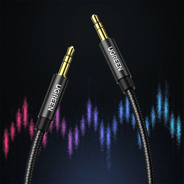 Ugreen audio cable 2 x mini jack 3.5mm 2m black (50363 AV112) - Audio cables<<<HurtelXML