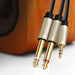 Ugreen audio cable mini jack 3.5 mm - 2 x jack 6.35 mm 2 m gray (AV126) - Audio cables<<<HurtelXML