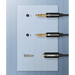 Ugreen AUX splitter cable 3.5 mm mini jack (female) - 2x 3.5 mm mini jack (male - microphone and headphones) black