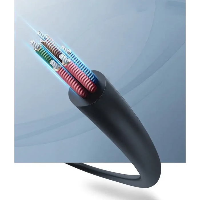 Ugreen AUX splitter cable 3.5 mm mini jack (female) - 2x 3.5 mm mini jack (male - microphone and headphones) black