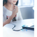 Ugreen AUX splitter cable 3.5 mm mini jack (female) - 2x 3.5 mm mini jack (male - microphone and headphones) black