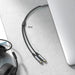 Ugreen AUX splitter for headphones and microphone 1 x male 3.5mm 2 x female 3.5mm 20cm black (AV192 50254) - Audio