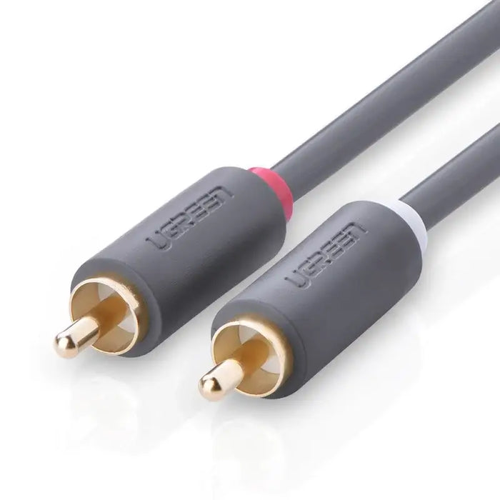 Ugreen AV104 10518 audio cable 2RCA (male) / 2RCA (male) 2m - gray - Audio cables<<<HurtelXML