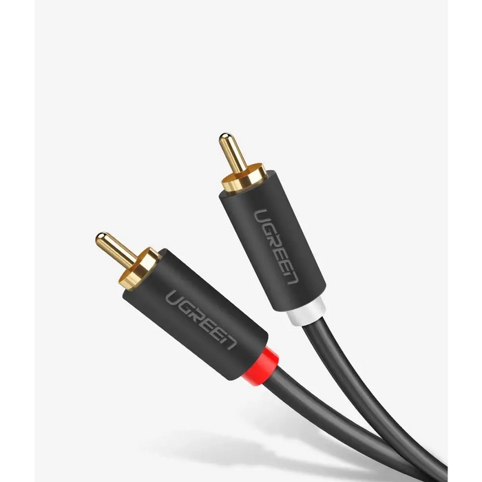 Ugreen AV104 10518 audio cable 2RCA (male) / 2RCA (male) 2m - gray - Audio cables<<<HurtelXML