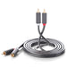 Ugreen AV104 10519 audio cable 2RCA (male) / 2RCA (male) 3m - gray - Audio cables<<<HurtelXML