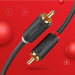 Ugreen AV104 10520 audio cable 2RCA (male) / 2RCA (male) 5m - gray - Audio cables<<<HurtelXML