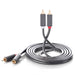 Ugreen AV104 10520 audio cable 2RCA (male) / 2RCA (male) 5m - gray - Audio cables<<<HurtelXML
