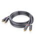 Ugreen AV104 30747 audio cable 2RCA (male) / 2RCA (male) 1m - gray - Audio cables<<<HurtelXML