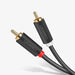 Ugreen AV104 30747 audio cable 2RCA (male) / 2RCA (male) 1m - gray - Audio cables<<<HurtelXML