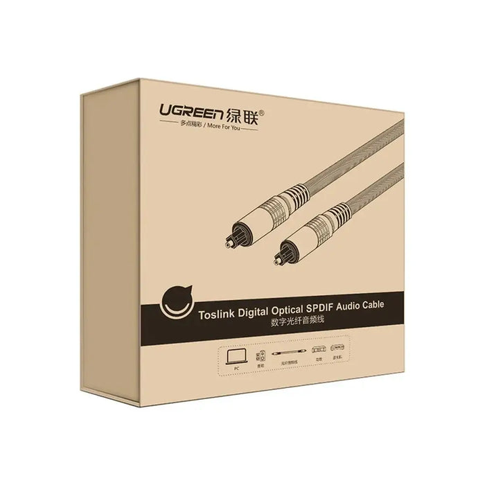 Ugreen AV108 10542 optical Toslink/SPDIF cable 1.5m - gray - Audio cables<<<HurtelXML
