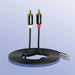 Ugreen AV116 10590 audio mini jack cable 3.5 mm (male) / 2RCA (male) 3m - black - Audio cables<<<HurtelXML