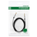 Ugreen AV119 10733 audio cable mini jack 3.5mm / mini jack 3.5mm 1m - black - Audio cables<<<HurtelXML