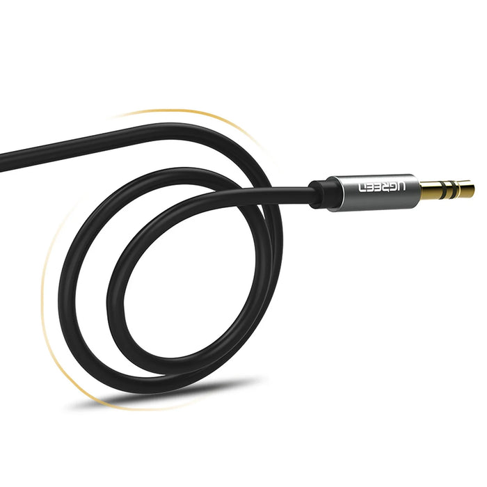 Ugreen AV119 10733 audio cable mini jack 3.5mm / mini jack 3.5mm 1m - black - Audio cables<<<HurtelXML