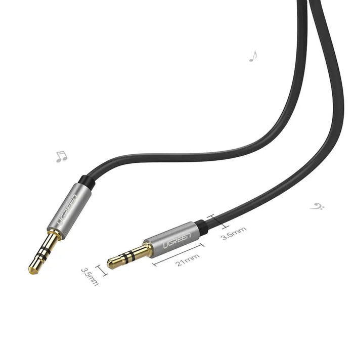 Ugreen AV119 10737 audio cable mini jack 3.5mm / mini jack 3.5mm 5m - black - Audio cables<<<HurtelXML