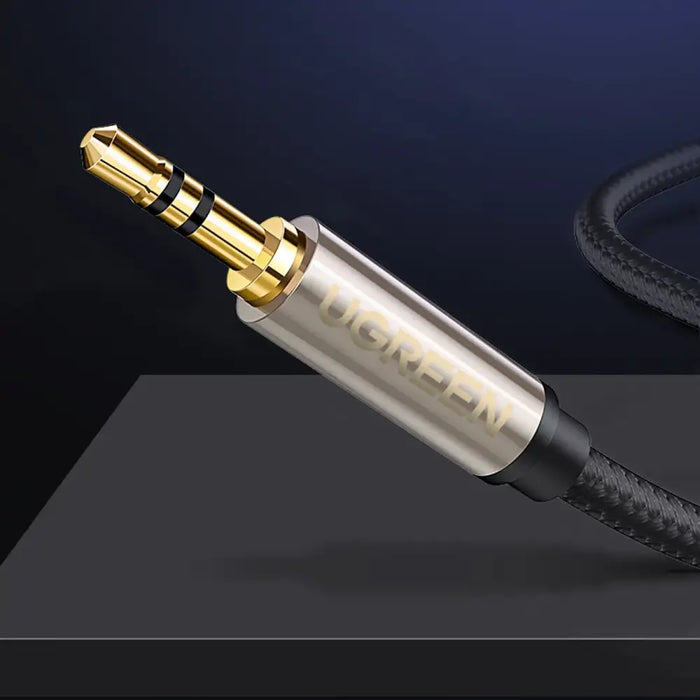 Ugreen AV127 10628 audio TRS cable mini jack 3.5mm / jack 6.35mm 2m - gray - Audio cables<<<HurtelXML