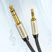Ugreen AV127 10628 audio TRS cable mini jack 3.5mm / jack 6.35mm 2m - gray - Audio cables<<<HurtelXML