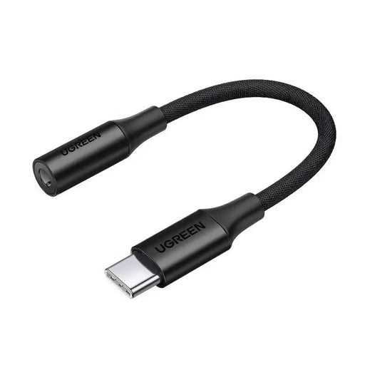 Ugreen AV161 adapter for headphones mini jack 3.5 mm (female) / USB-C (male) 10 cm - black - USB adapters<<<HurtelXML