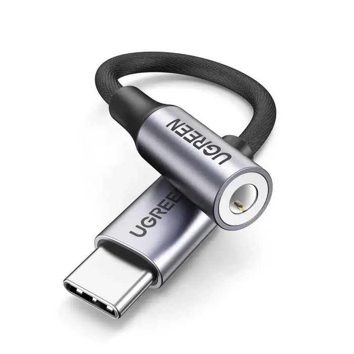 Ugreen AV161 adapter for headphones mini jack 3.5 mm (female) / USB-C (male) 10 cm - black - USB adapters<<<HurtelXML