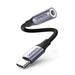 Ugreen AV161 adapter for headphones mini jack 3.5 mm (female) / USB-C (male) 10 cm - gray - USB adapters<<<HurtelXML