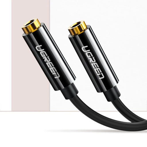 Ugreen cable 3.5 mm headphone splitter mini jack AUX 25cm black (20816) - Audio cables<<<HurtelXML