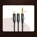 Ugreen cable 3.5 mm headphone splitter mini jack AUX 25cm black (20816) - Audio cables<<<HurtelXML
