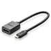 Ugreen cable adapter cable HDMI adapter - micro HDMI 19 pin 20cm black (20134) - Video cables<<<HurtelXML