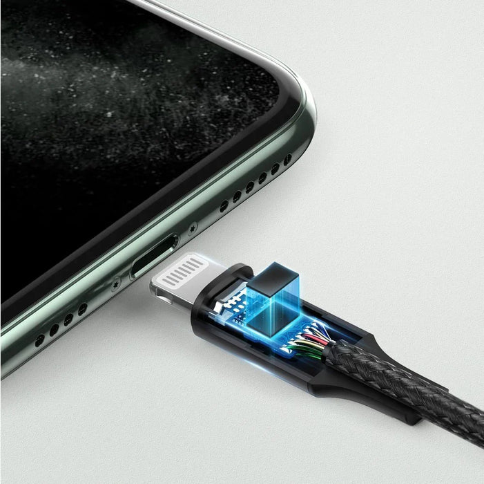 Ugreen cable AUX MFI Lightning audio cable - 3.5 mm mini jack 1 m gray (70509) - Audio cables<<<HurtelXML