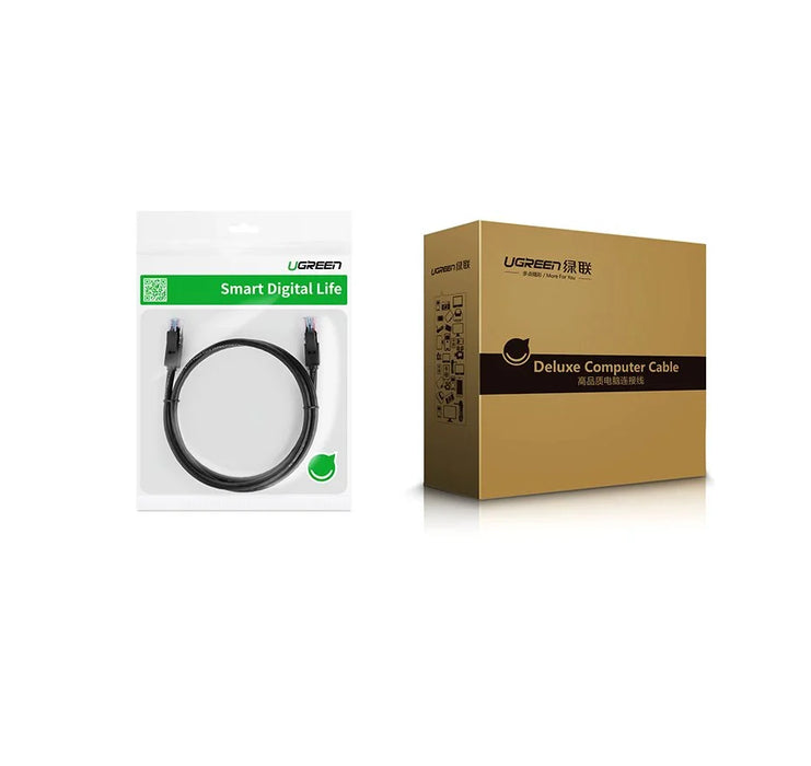 Ugreen Cable Ethernet patch cord RJ45 Cat 6 UTP 1000Mbps 3m black (20161) - Network cables<<<HurtelXML