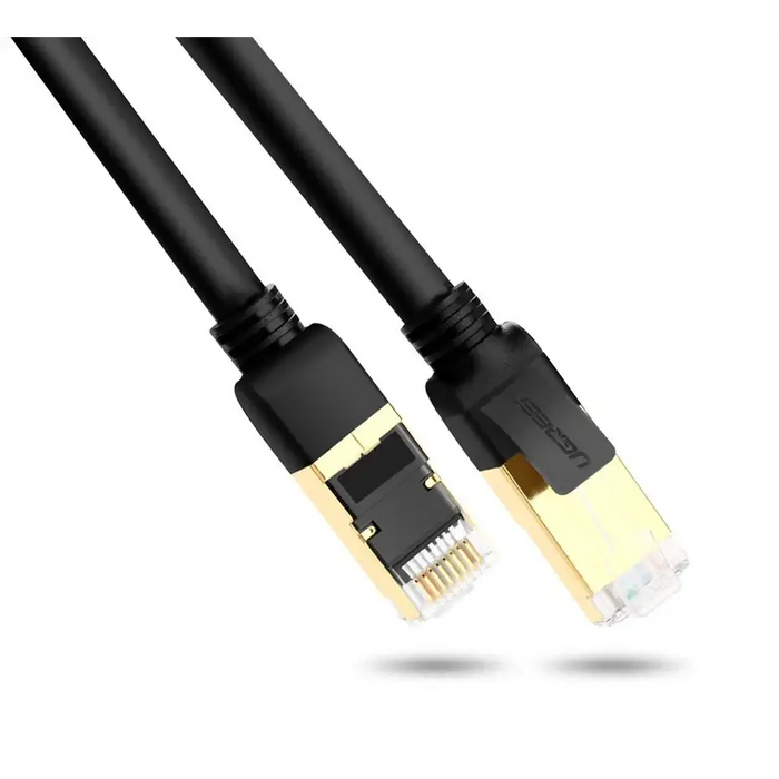 Ugreen Cable Ethernet patch cord RJ45 Cat 7 STP LAN 10Gbps 2m black (11269) - Network cables<<<HurtelXML