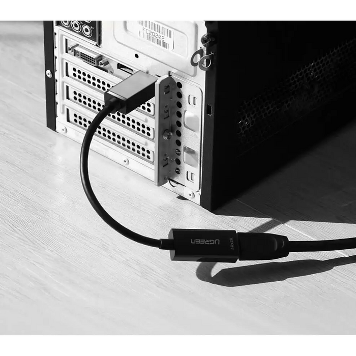 Ugreen Cable Cable from DisplayPort (Male) to HDMI (Female) (Unidirectional) 1080P 60Hz 12bit Black (40362) - Video