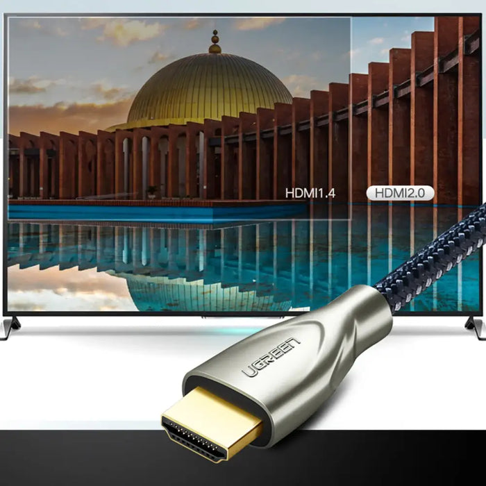 Ugreen cable HDMI 2.0 4K 60Hz 1m gray (HD131) - Video cables<<<HurtelXML