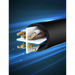 Ugreen cable internet network cable Ethernet patchcord RJ45 Cat 6 UTP 1000Mbps 10m black (20164) - Network