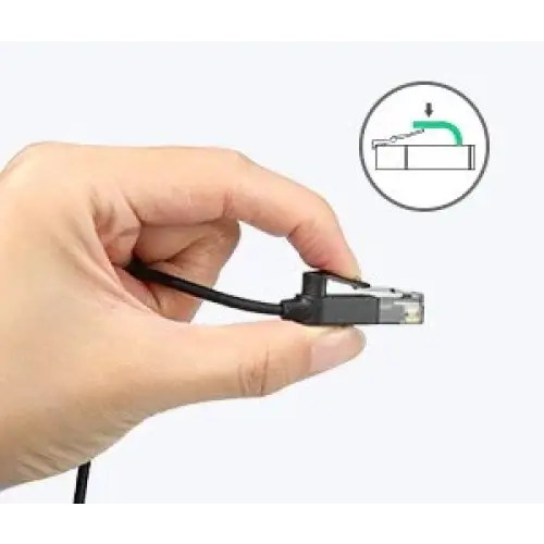 Ugreen cable internet network cable Ethernet patchcord RJ45 Cat 6A UTP 1000Mbps 1m black (70332) - Network