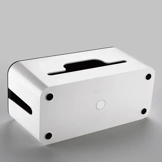 Ugreen cable organizer box rail holder S 27.8x13x12.8cm black and white (LP110) - Other office accessories<<<HurtelXML