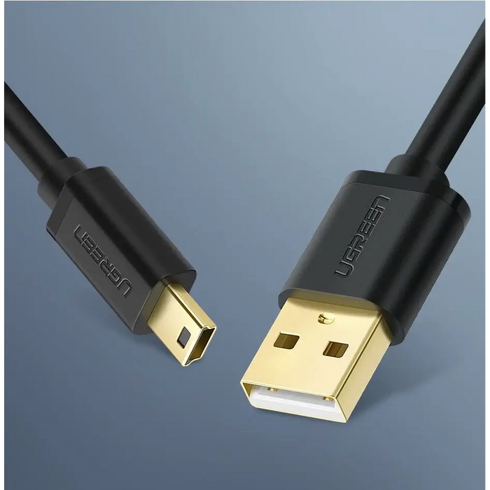 Ugreen cable USB - mini USB 480 Mbps cable 1.5 m black (US132 10385) - Cell phone cables<<<HurtelXML&&&USB
