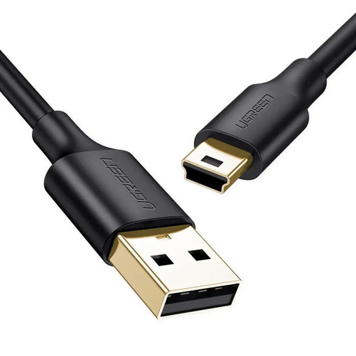 Ugreen cable USB - mini USB 480 Mbps 1 m black (US132 10355) - Cell phone cables<<<HurtelXML&&&USB