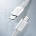 Ugreen cable USB Type C - Lightning 3A cable 0.25 m white (US171) - Cell phone cables<<<HurtelXML