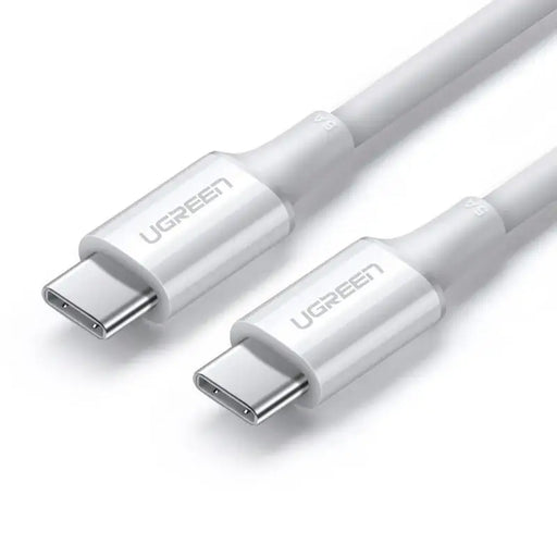 Ugreen cable USB Type C (male) to Type C (male) cable 1m white (US300) - Cell phone cables<<<HurtelXML