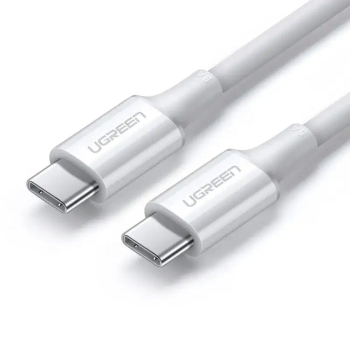 Ugreen cable USB Type C (male) to Type C (male) cable 1m white (US300) - Cell phone cables<<<HurtelXML