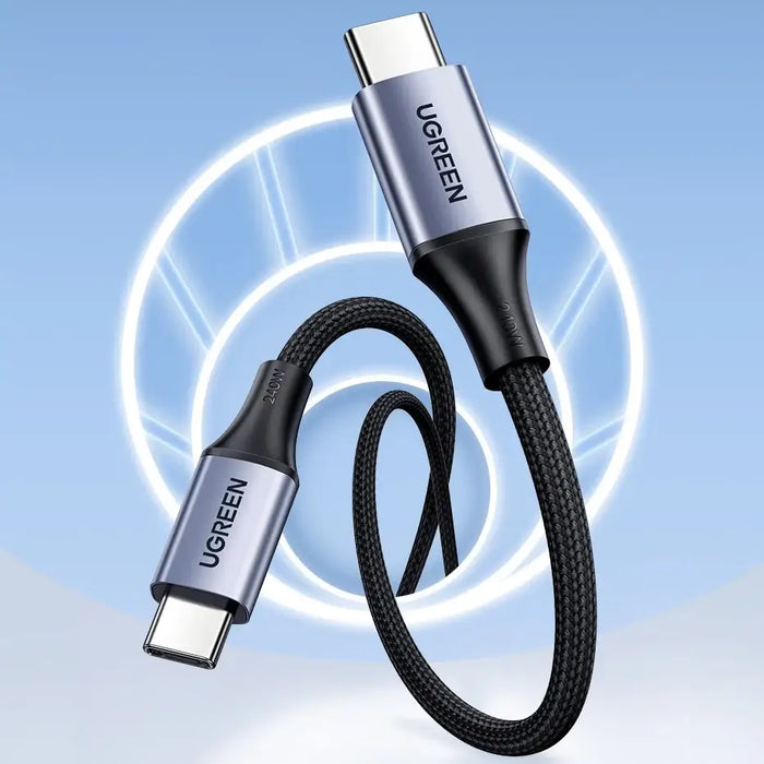 Ugreen cable USB Type C cable - USB Type C Power Delivery 240W 5A 2m gray (90440 US535) - Cell phone cables<<<HurtelXML