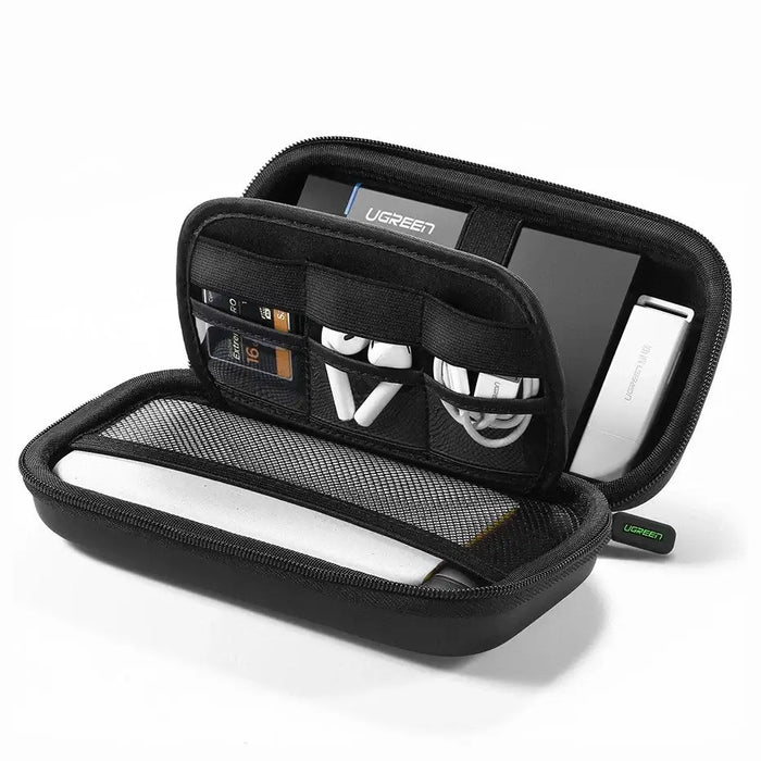 Ugreen case box for HDD and accessories 18 x 9.5 x 5.5 cm black (50274) - Disk cases and accessories<<<HurtelXML