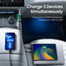 Ugreen CD293 car charger 2x USB-C PD and 1x USB-A 130W - black - Cell phone USB charger<<<HurtelXML